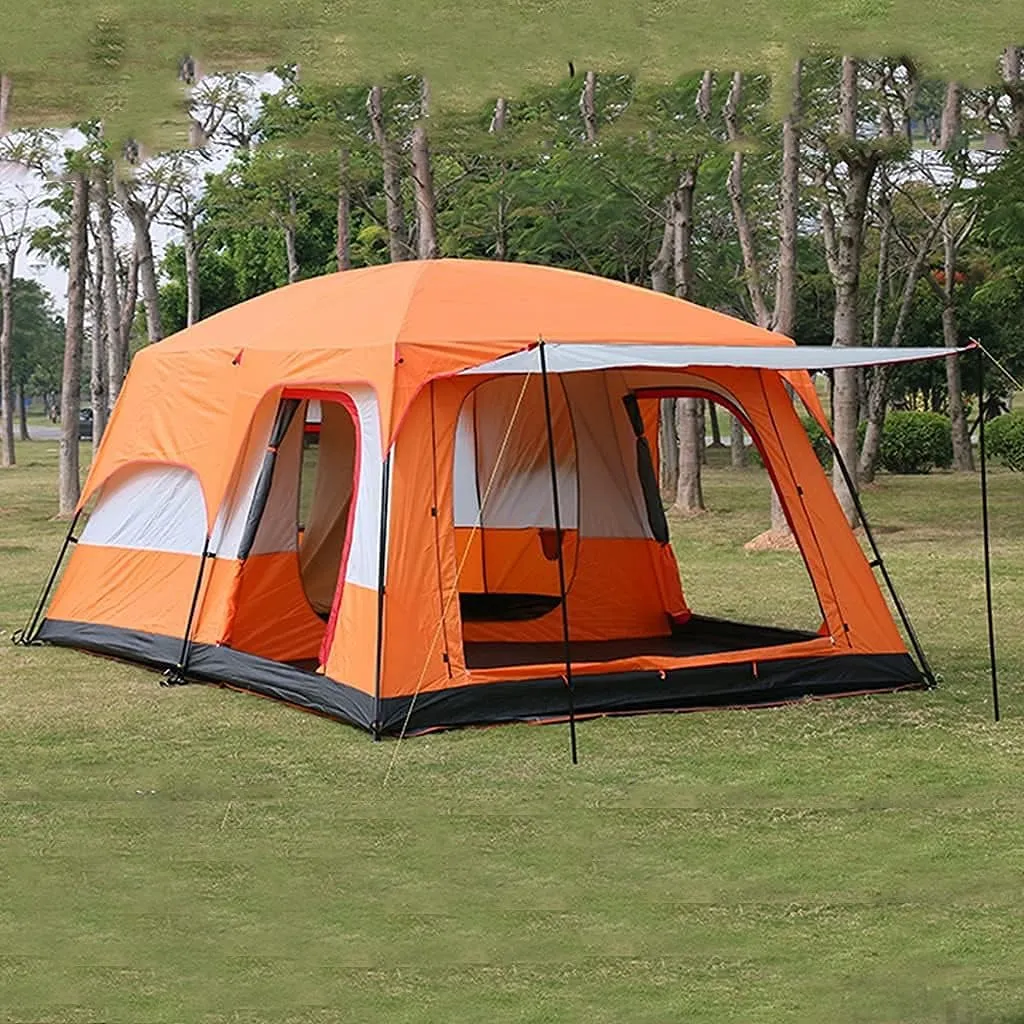 Outdoor Camping Tent 5-8 Person Large Family Tents for Camping Festival Hiking Waterproof Tent ?4 Season Tents Big Family Shelte