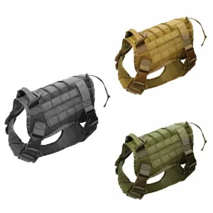 Outdoor Dog Vest - Military Tactical Training Harness
