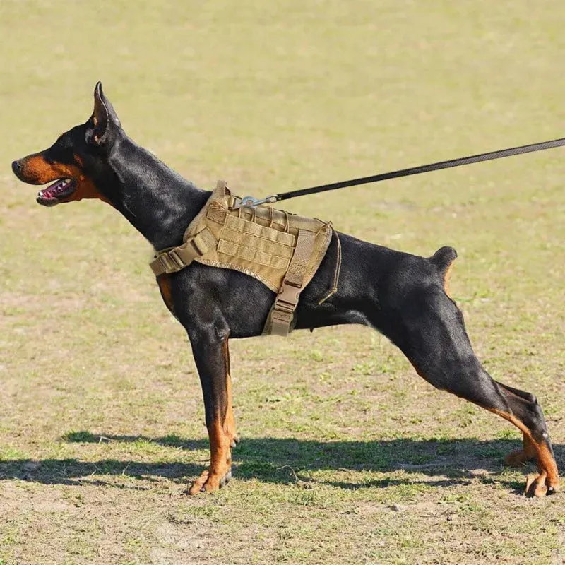 Outdoor Dog Vest - Military Tactical Training Harness