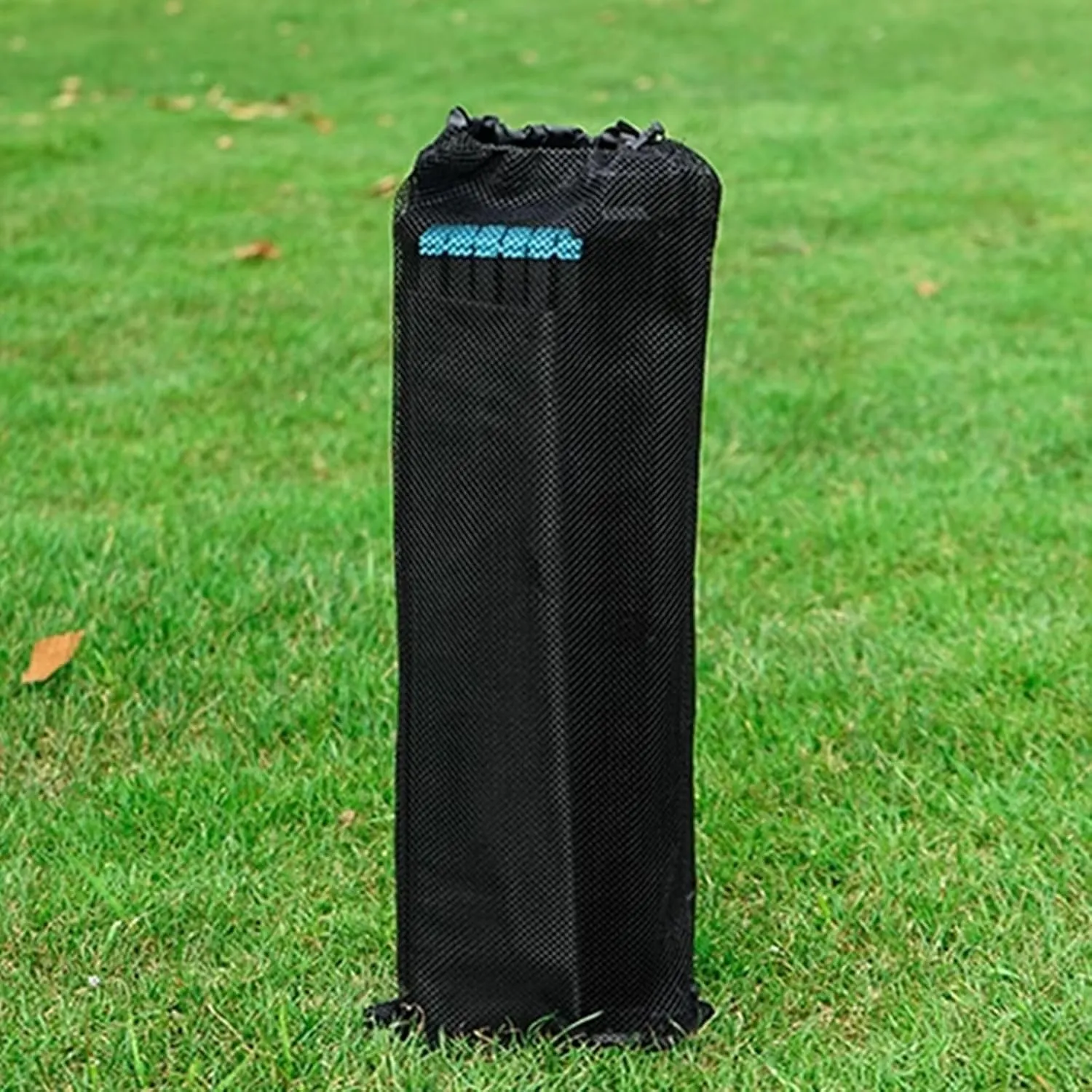 Outdoor Folding Table Aluminum Alloy Folding Table, Lightweight Portable Folding Table with Pocket, Organizer and Light Stand for Picnic Camping(Black,40.7x35x31.5cm)