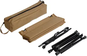 Outdoor Folding Table - Camp Table Portable Aluminum Alloy Camping Table - Outdoor Heavy Duty Folding Table with Carry Bag for, Beach, Barbecue, Travel, Patio, Picnic