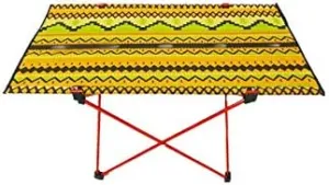 Outdoor Furniture Aluminium Alloy Folding Picnic Table Light Portable Camping Road Trip Mountain Clim