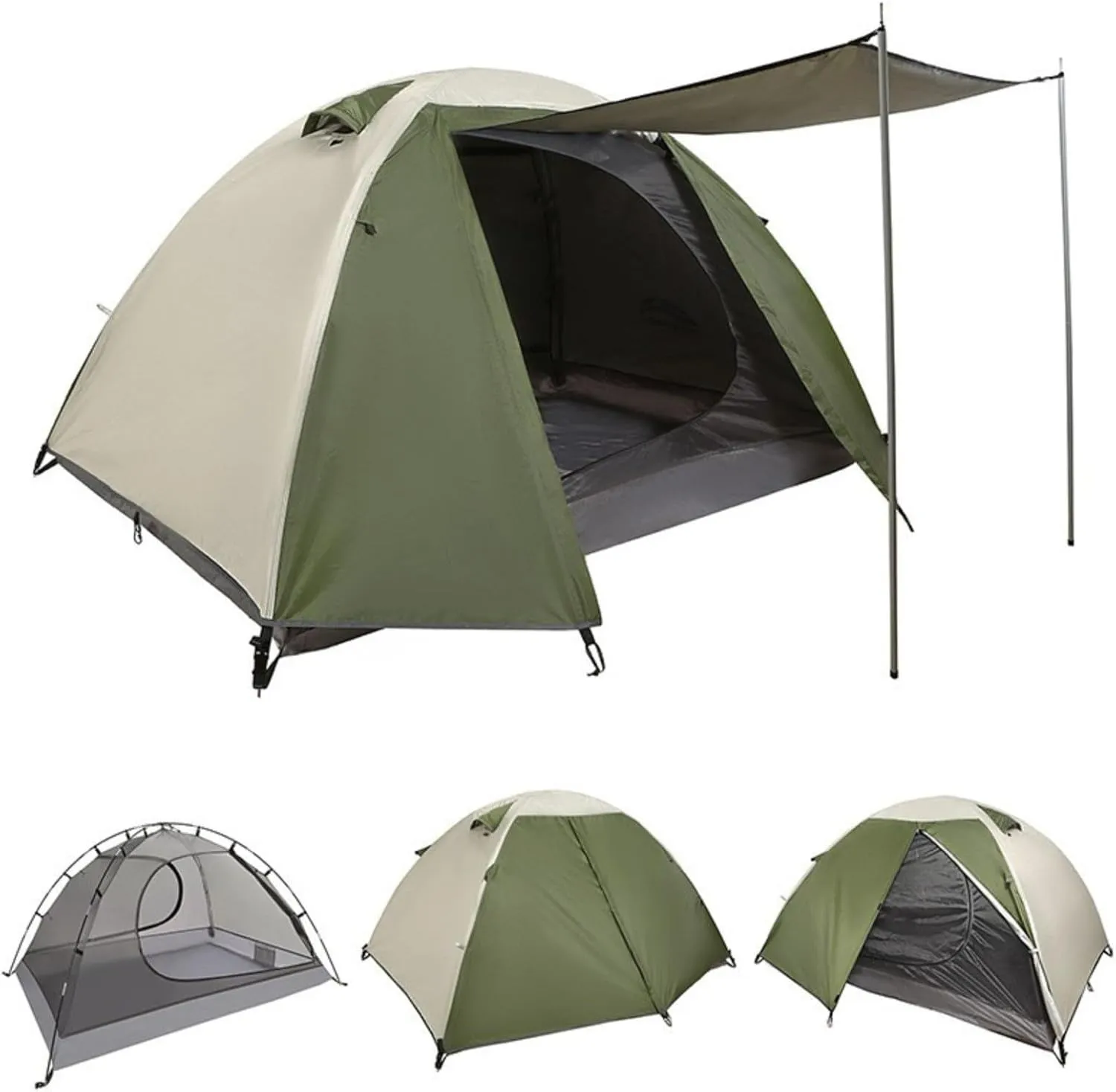 Outdoor hand built tent，Portable Camping Tent,Waterproof Outdoor Dome Tent,Easy to Set up and package,Suitable for going out, night fishing, outdoor activities, picnics