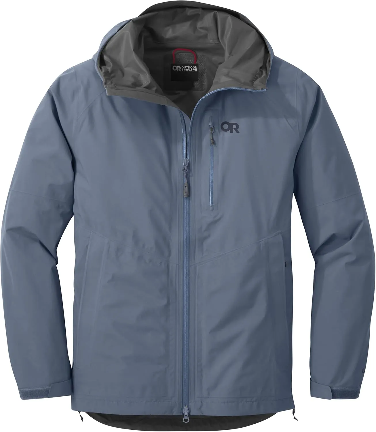 Outdoor Research Mens Foray Lightweight Hooded Packable Rain Jacket