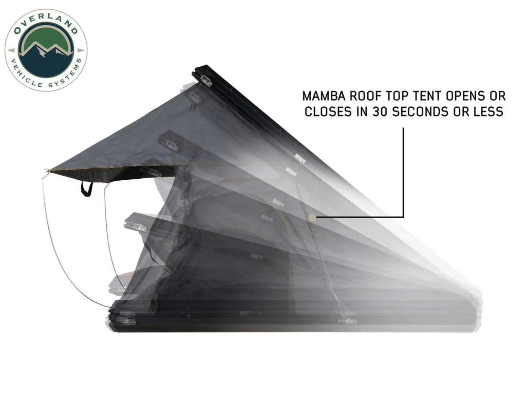 Overland Vehicle Systems Mamba 3 Car Roof Top Tent, 2-3 Persons