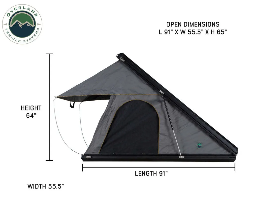 Overland Vehicle Systems Mamba 3 Car Roof Top Tent, 2-3 Persons