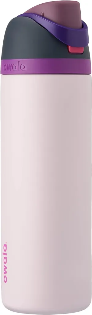 Owala FreeSip Insulated Stainless Steel Water Bottle with Straw for Sports, Travel, and School BPA-Free Sports Water Bottle, 32 oz, Dreamy Field
