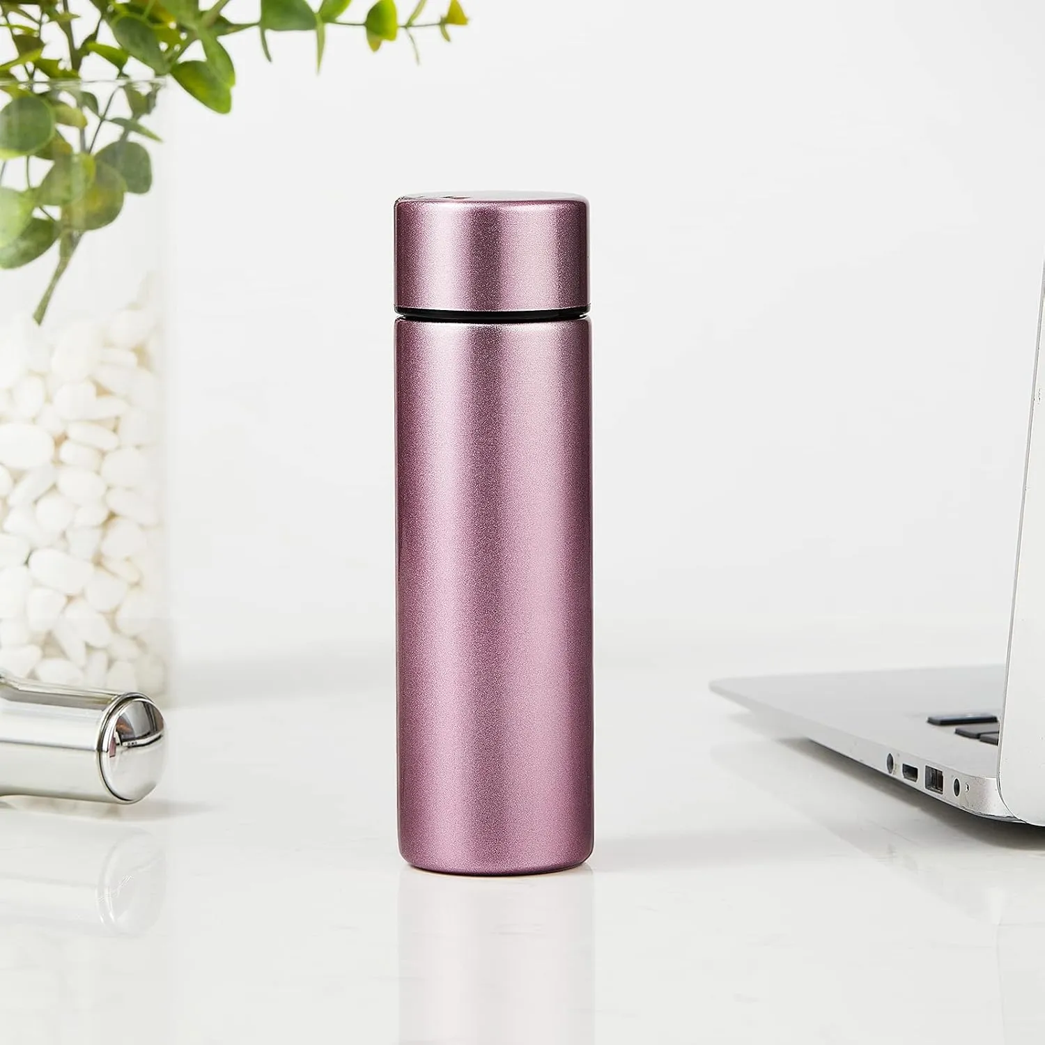 Pack of 2 Cute Thermos Water Bottle - 5 Oz Mini Insulated Stainless Steel Bottle - Keeps Cold for 12 hours, Hot for 6 hours, Perfect for Purse or Kids Lunch Bag
