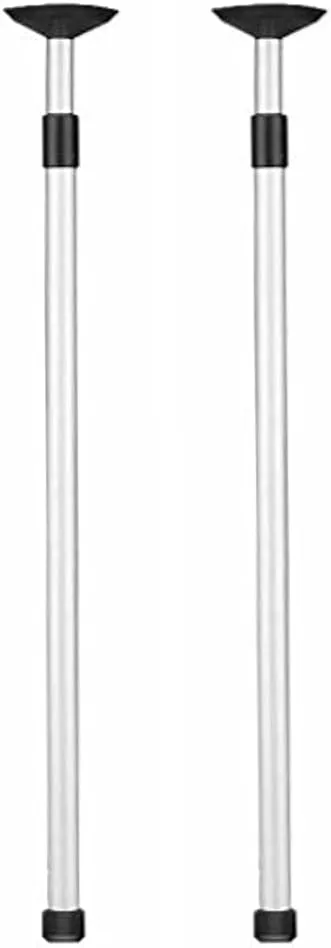 Pactrade Marine Adjustable Pontoon Boat Cover Support Pole - 28-Inch to 48-Inch (2-Pack) - Aluminum Telescoping Boat Cover Pole for Jon Boats, Pontoons, Bimini Tops, & Tarps