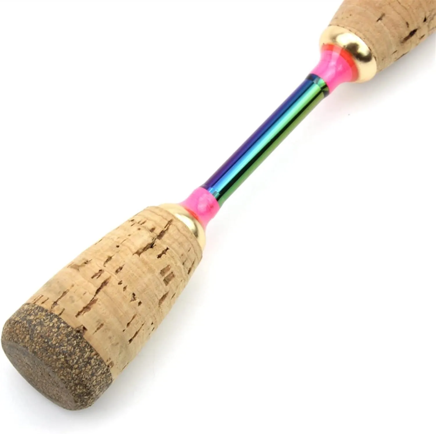 Panfish Rod Fishing Pole Colored Lure Fishing Rod Ul Spinning Casting Rod Carbon Fiber 2 Sections Slow Beautiful Fishing Pole Lure Weight Baitcasting Rod(A)