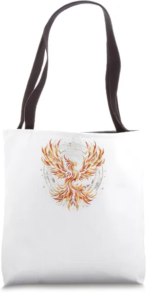 Phoenix of Fire: Rebirth & Transformation Tote Bag