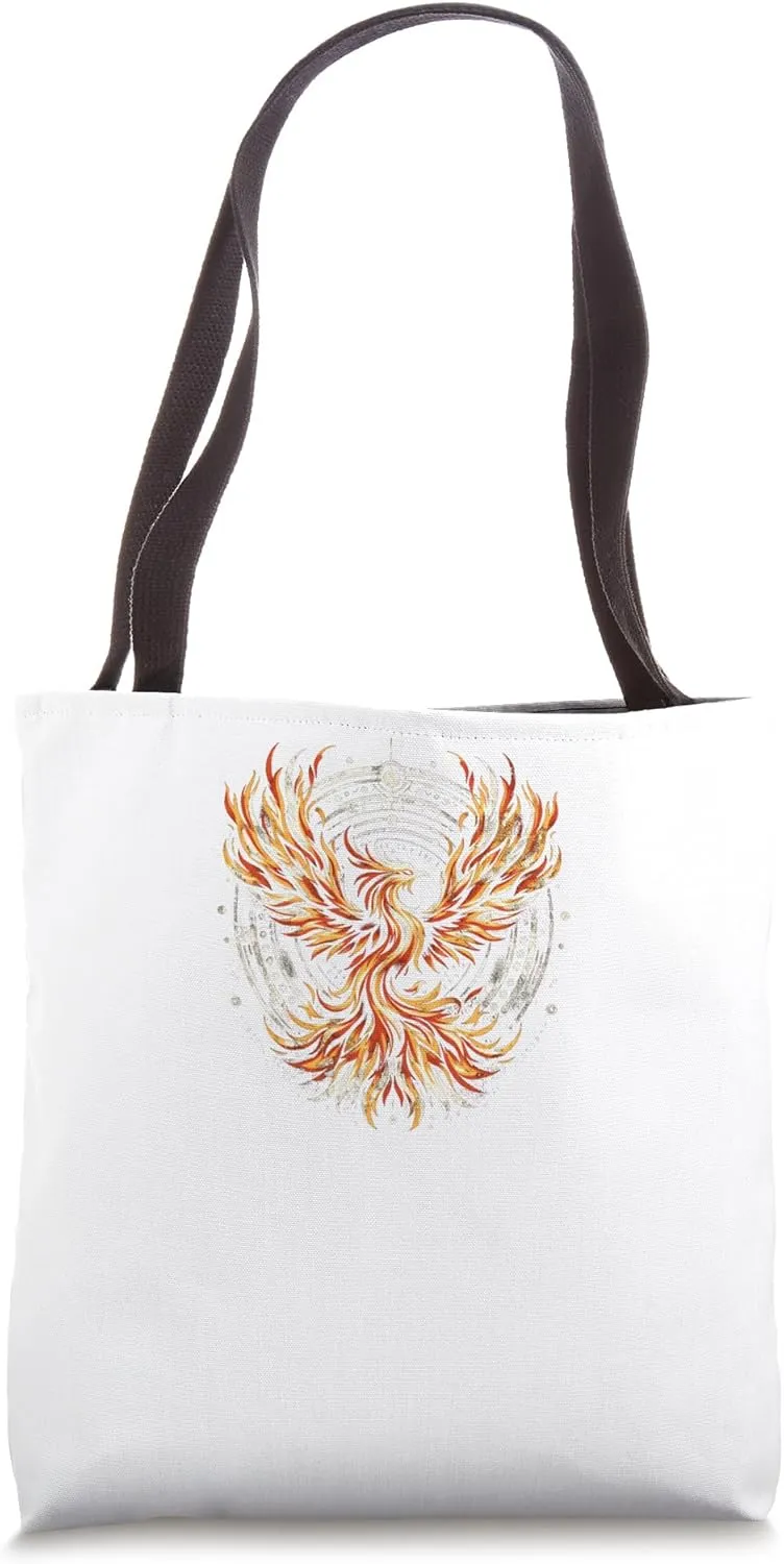 Phoenix of Fire: Rebirth & Transformation Tote Bag
