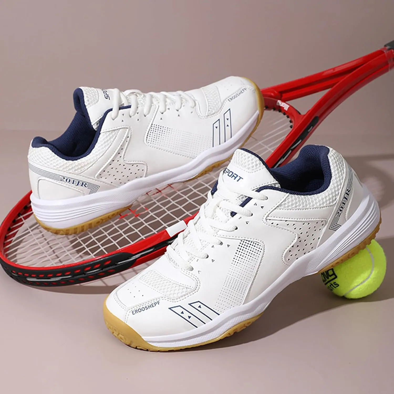 Pickleball Tennis Shoes for Mens Athletic Indoor Court Shoes Comfort Lightweight Fashion Table Tennis Badminton Training
