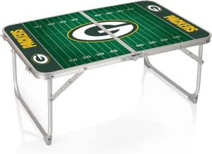 PICNIC TIME NFL Concert Mini Portable Table, Small Folding Table, Mini Picnic Table