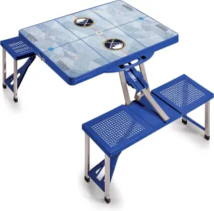 PICNIC TIME NHL Unisex-Adult NHL Picnic Table Portable Folding Table with Seats