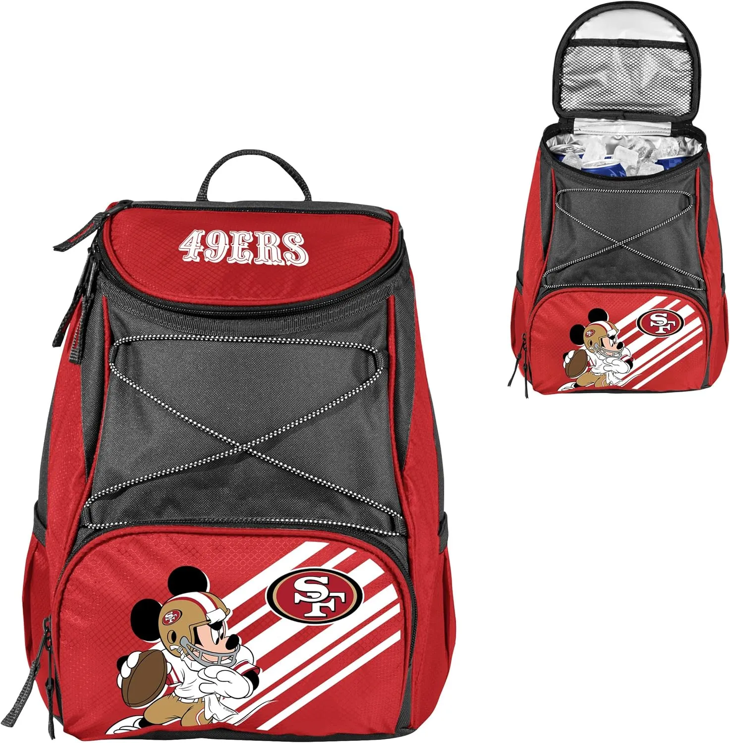 PICNIC TIME Scarlet San Francisco 49ers NFL Disney Backpack Cooler
