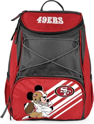 PICNIC TIME Scarlet San Francisco 49ers NFL Disney Backpack Cooler