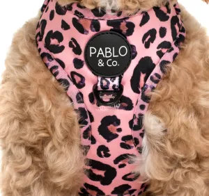 Pink Leopard Print Adjustable Harness