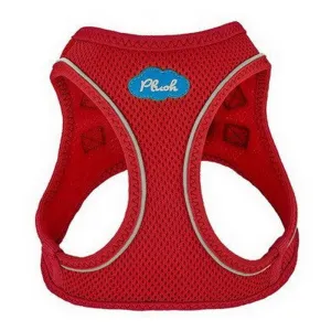 plush adjustable harness - red