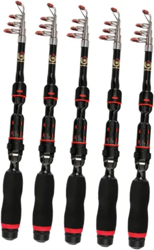 Pocket Fishing Rod Travel Fishing Pole Ultralight Fishing Rod Freshwater Fishing Pole Outdoor Fishing