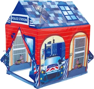 POCO DIVO Police Station Play Tent Kids Pretend Super Hero Playhouse