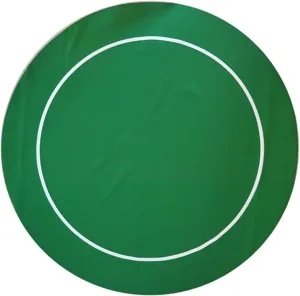 Poker Felt Table Cover 138Cm Poker Table Cloths Green Round Rubber Mat Poker Game Table Casino Layout Poker Cloth with Shoulder Bag Felt Game Table Cover Poker Card Tabletop Layout