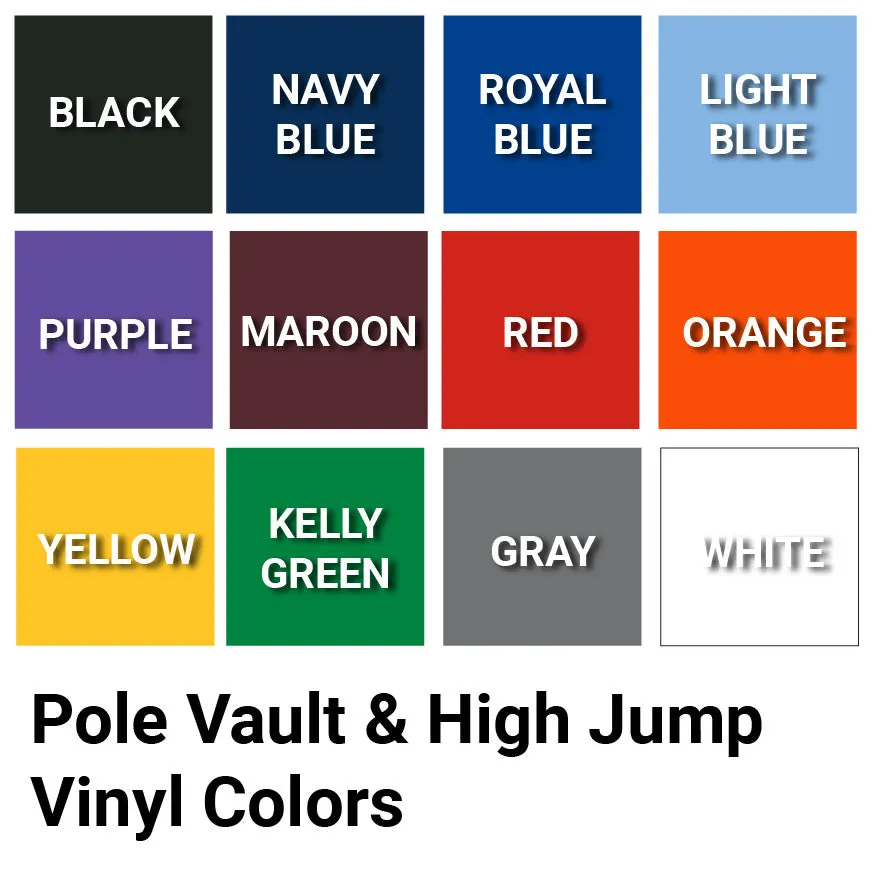 Pole Vault Telescoping Standards Package - (High School - 6 ft. to 18 ft.)