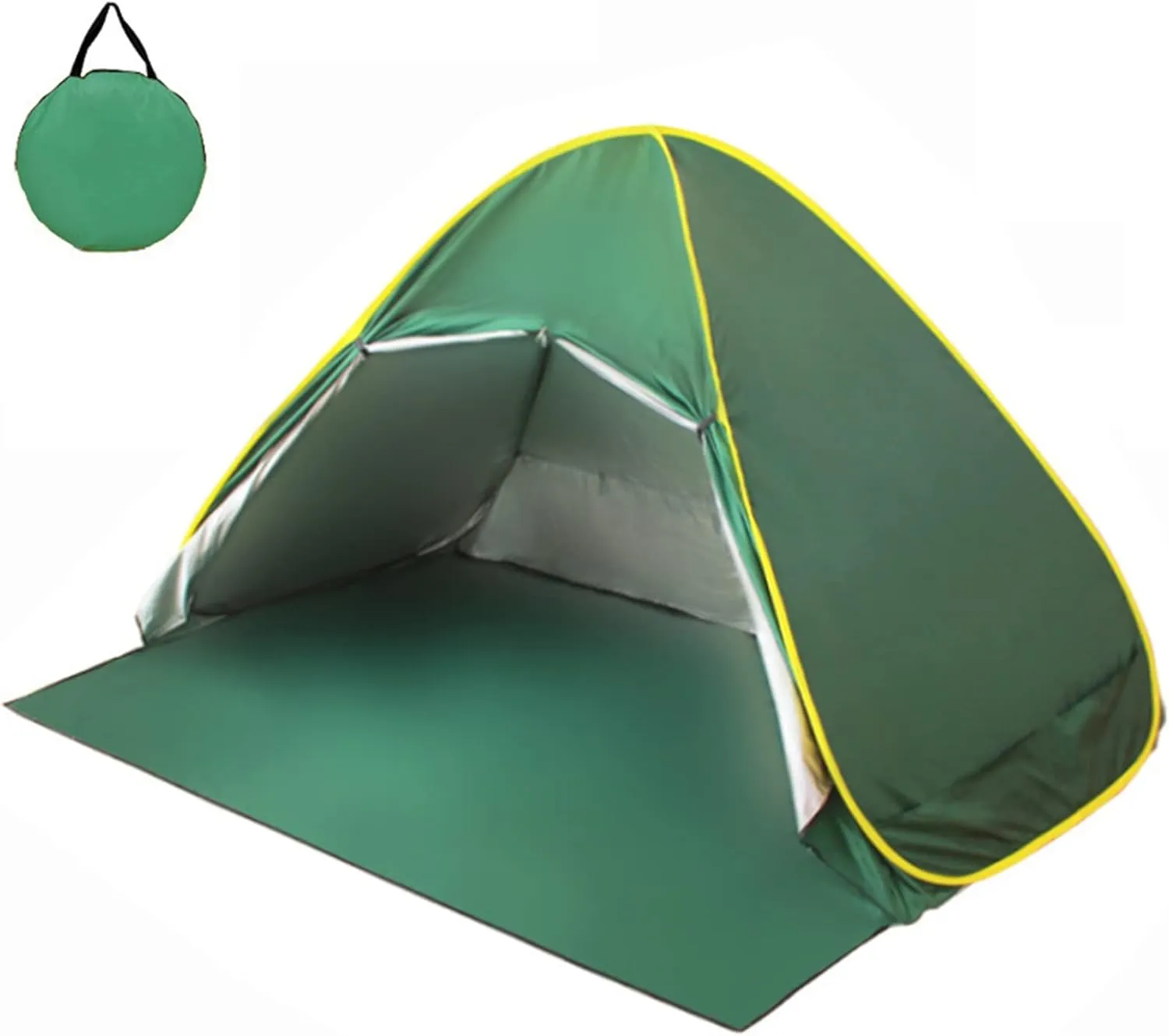 Pop Up Camping Tent Lightweight Beach Tent 3-4 Person Instant Outdoor Portable Sun Shelter for Outdoor Garden Beach Hiking