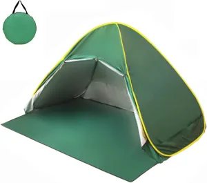 Pop Up Camping Tent Lightweight Beach Tent 3-4 Person Instant Outdoor Portable Sun Shelter for Outdoor Garden Beach Hiking