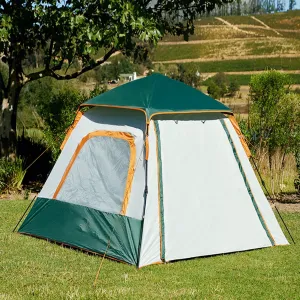 Pop Up Instant TentsFamily Camping TentCamping Tent 3-4 Person Automatic Tents for Camping Outdoor Backyard