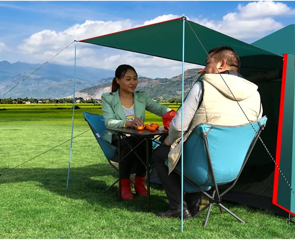 Pop Up Tent Family Camping Tent 3-4 Person Portable Tent Automatic Tent Waterproof Windproof for Camping Hiking Mountaineering (Yellow 3)