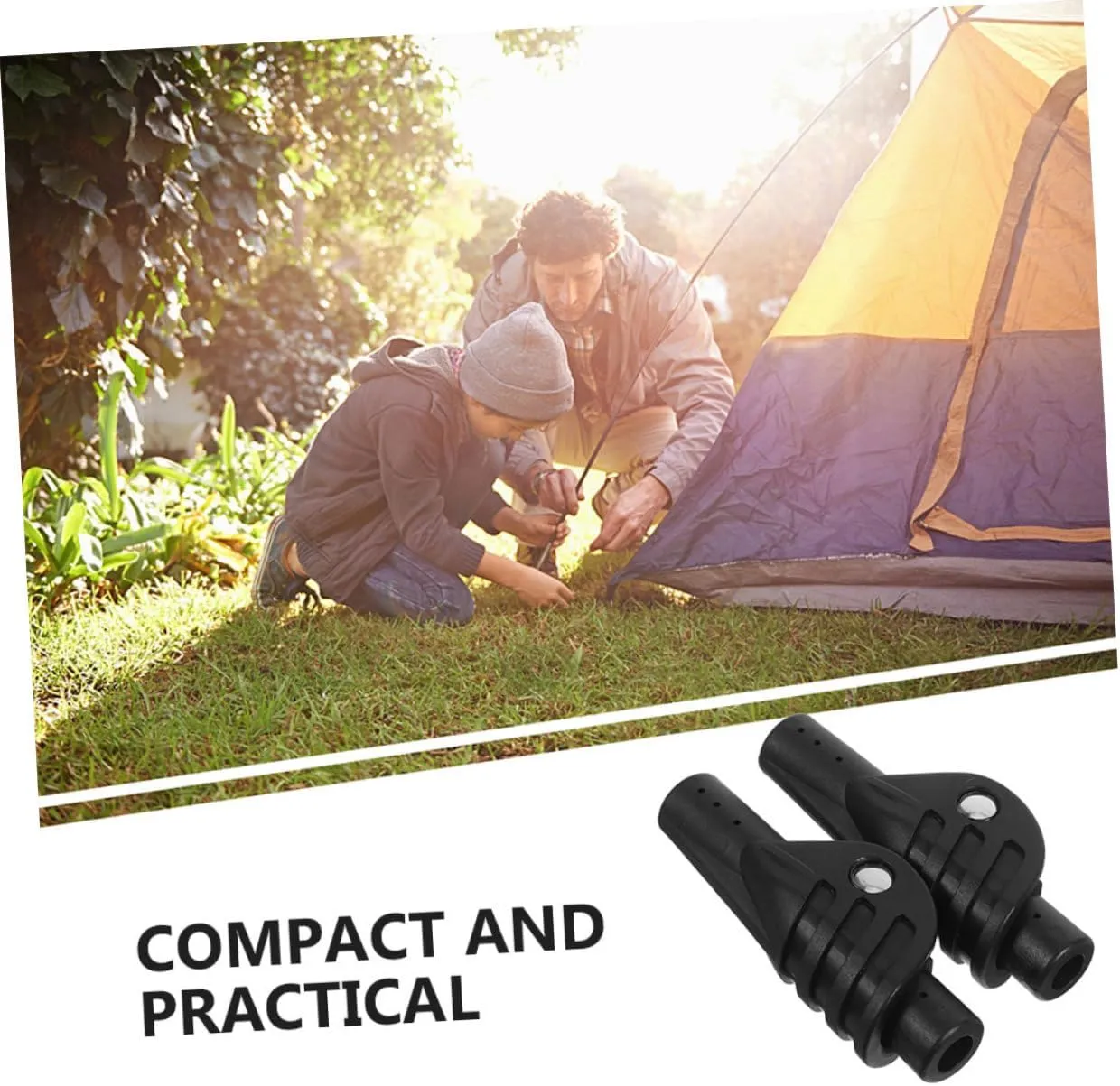 POPETPOP Tent Pole Tent Poles Tent Re Connectors Tent Adapter Tent Support Rod Connector for Outdoor Tent