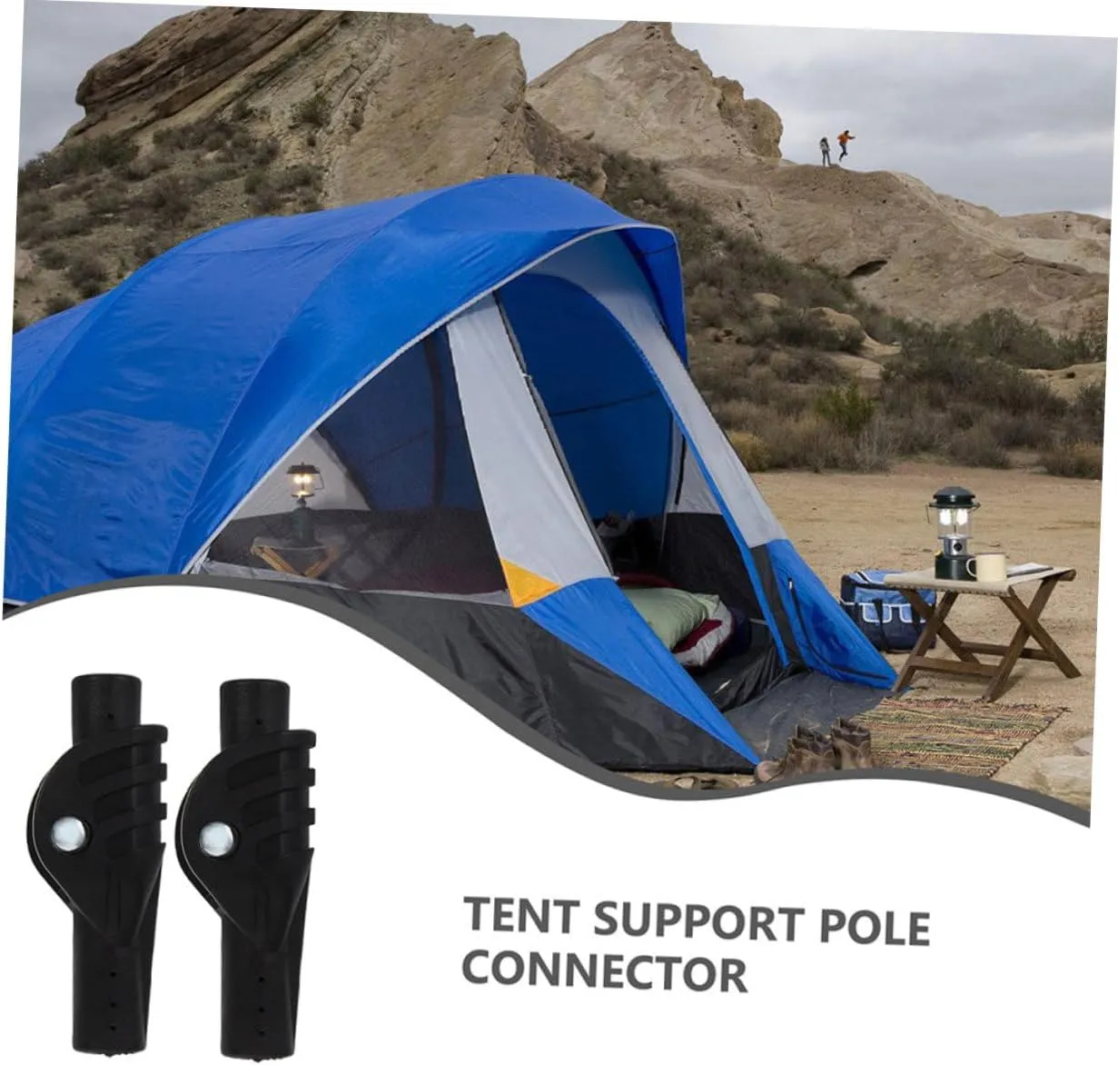 POPETPOP Tent Pole Tent Poles Tent Re Connectors Tent Adapter Tent Support Rod Connector for Outdoor Tent