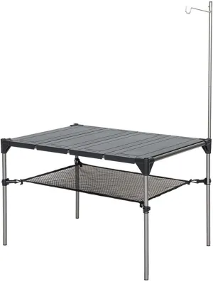 Portable Aluminum Alloy Folding Picnic Table for Outdoor Camping Lightweight and Rain Proof Detachable Design Ideal for Picnics Fishing and Beer Drinking Foldable camping table Wilderness cam