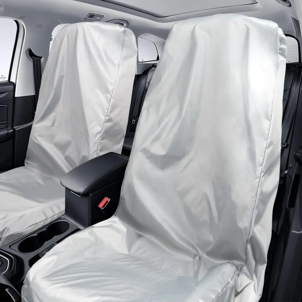 Portable Car Seat Cover, Water-Resistant Universal Fit Protector for Fitting Workout, Public Transit, Outdoor Activities, Beach and Hiking, Gray