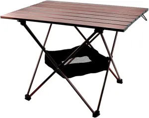 Portable Folding Camping Table with Storage Bag, Camping Table for Outdoor Camping Picnic BBQ Beach and Fishing