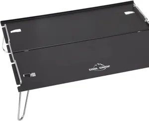 Portable Folding Table, Folding Desk Aluminum Alloy 2 Boards Easy to Store and Carry, Camping Table for Traveling Mountaineering Hiking