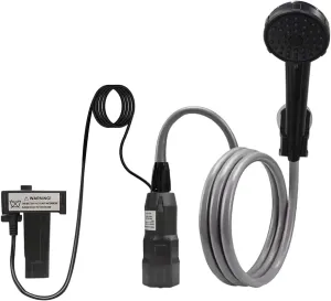 Portable Hygienic Shower with Electric Shower Pump - Portable Shower for Camping, Hiking, and Travel, Complete Camping Shower Pump Set with Shower Bag for Outdoor Adventures