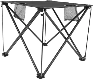 Portable Outdoor Folding Table Compact BBQ Camping Table Cup Holders Oxford Fabric Stable Metal Frame for Picnics Hiking Travel