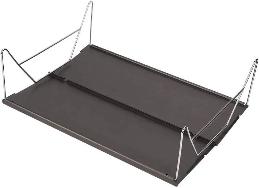 Portable Outdoor Hiking Folding Table, Aluminium Alloy Barbecue Picnic Dining Table, Durable Smooth Surface Camping Table-Brown