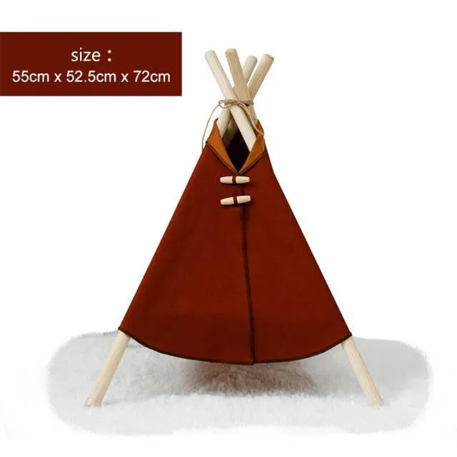 Portable Pet Bed Tent - Cozy Travel Shelter for Cats  Dogs