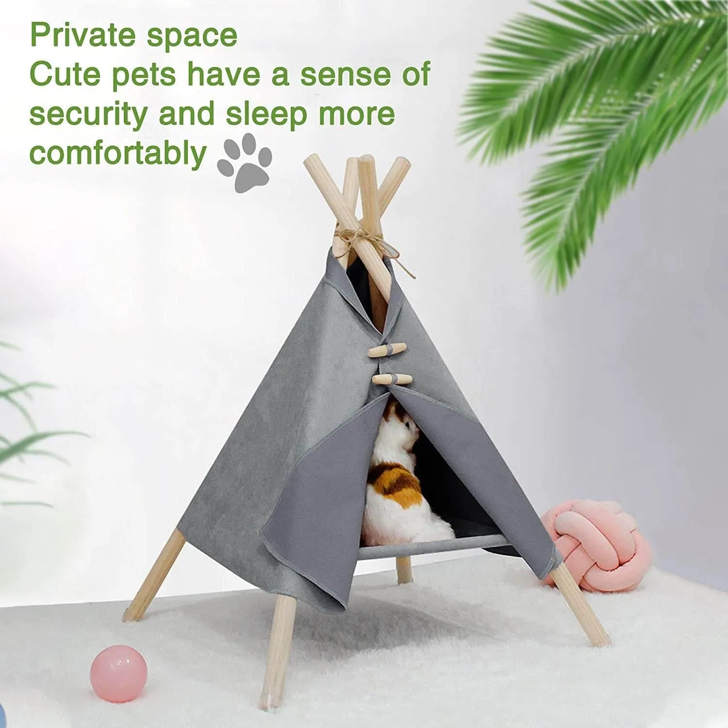 Portable Pet Bed Tent - Cozy Travel Shelter for Cats  Dogs