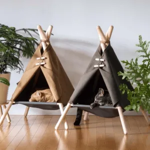 Portable Pet Bed Tent - Cozy Travel Shelter for Cats  Dogs