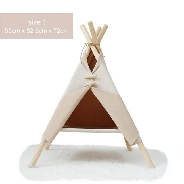 Portable Pet Bed Tent - Cozy Travel Shelter for Cats  Dogs
