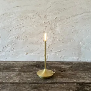portable rechargeable brass lamp