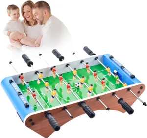 Portable Six Shots Soccer Game Set Table Football for Boys and Girls Adults Football Board Machine