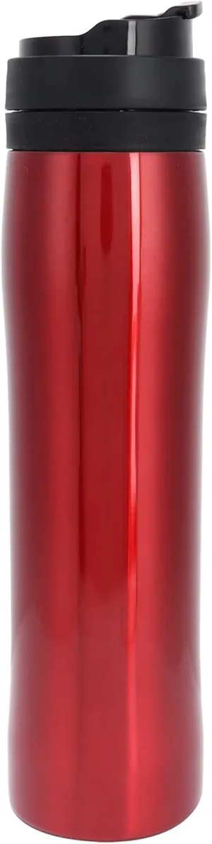 Portable Travel Mug 350ml Coffee Maker with for Camping Outdoor Sports Safe Food Grade Material Red