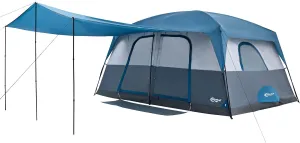PORTAL 6 | 8 | 10 Person Family Camping Tent with Porch, Big Family Camping Tent with Tall Height, Good Ventilation, Water Resitant Large Tent for Outdoor Camping, Backyard