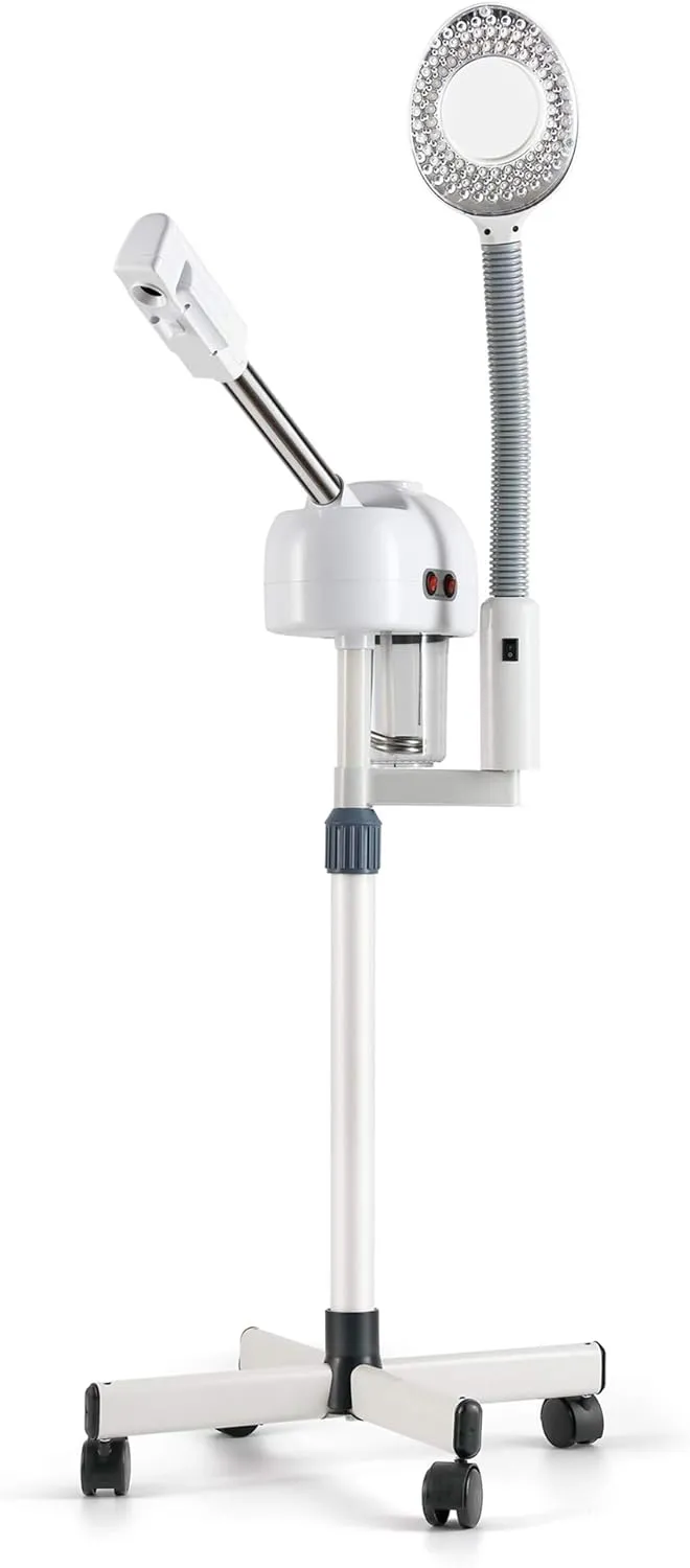 Professional 2in1 Ozone Facial Steamer with 5X Mag Lamp Floor for Spa Shop