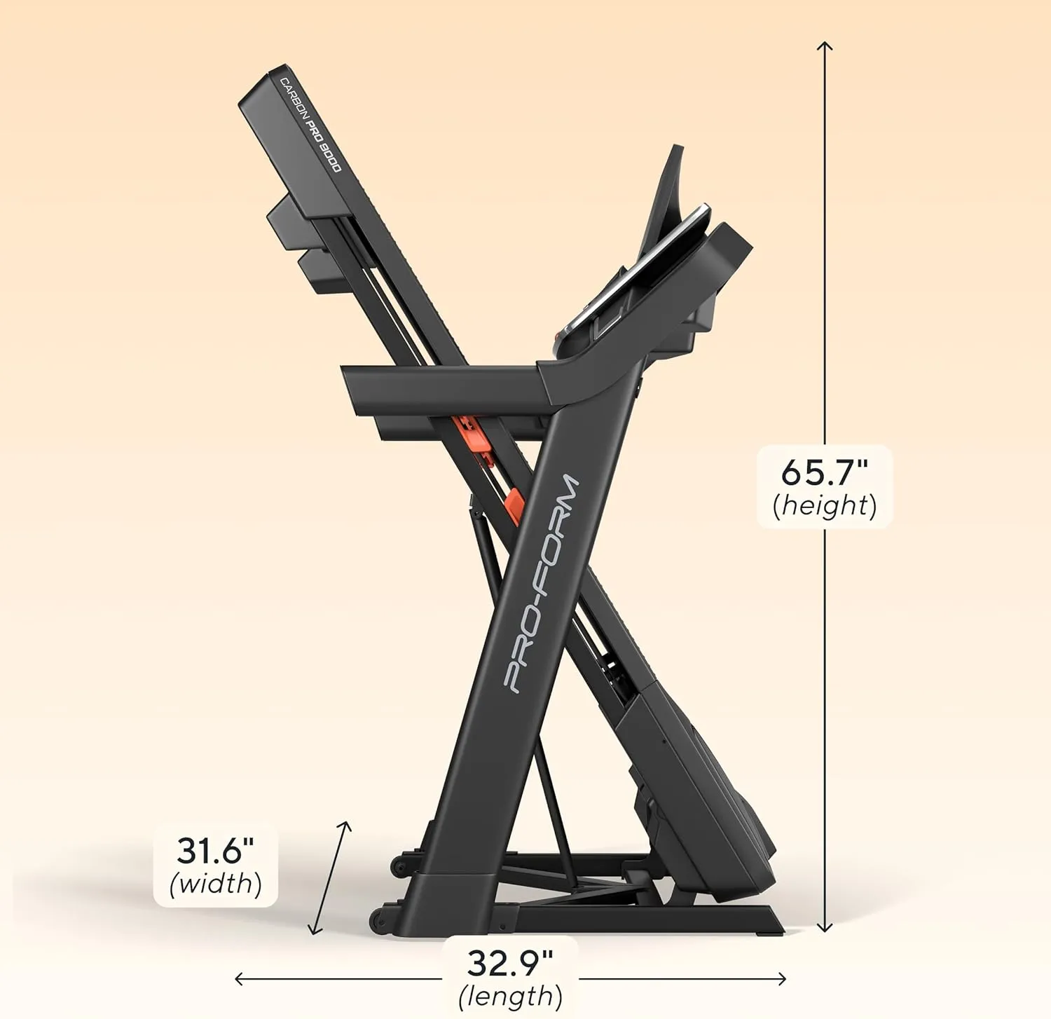 Proform Carbon Treadmills: Treadmills for Walking and Running with Built-in Fan and SpaceSaver Design